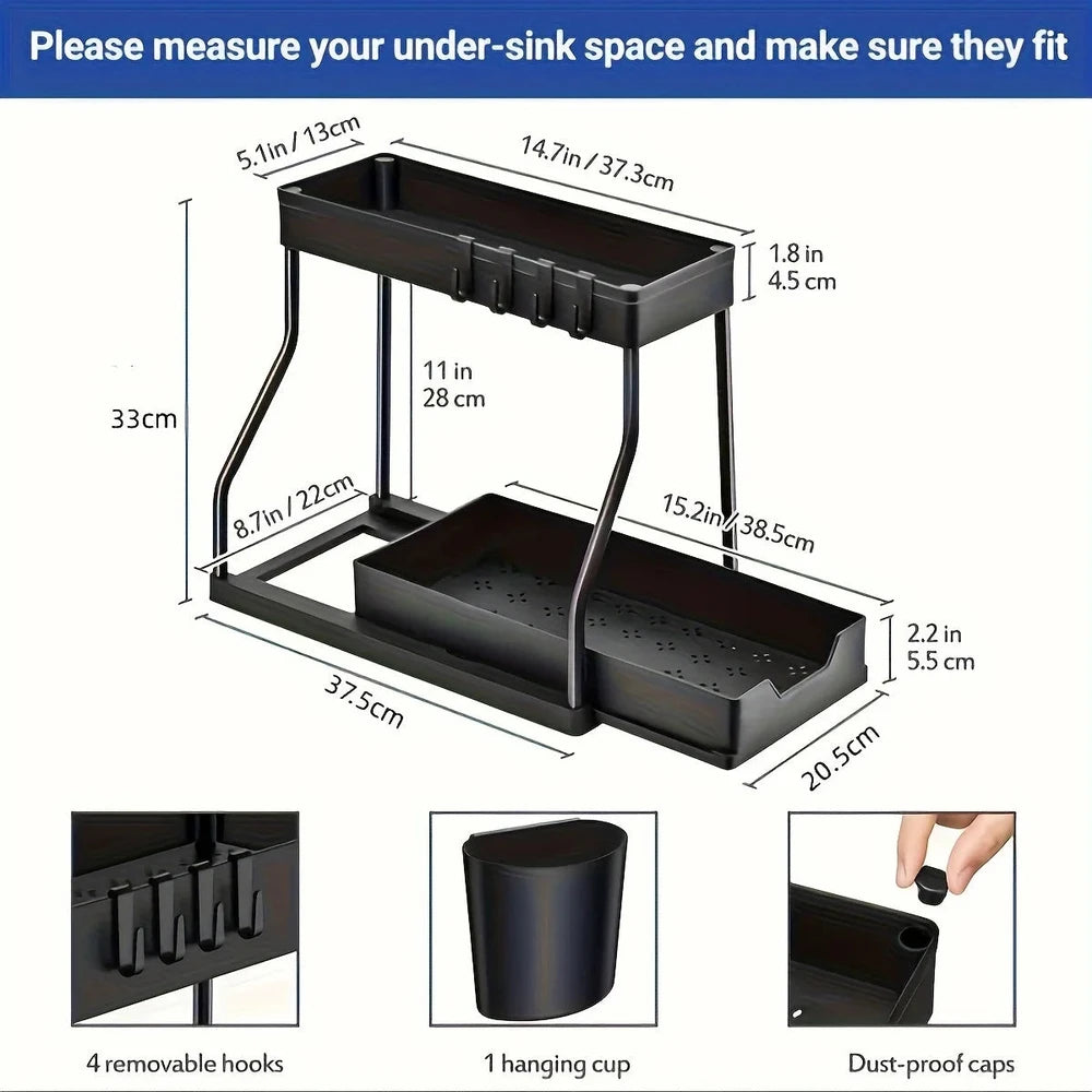 Under-Sink Pull-Out Organizer