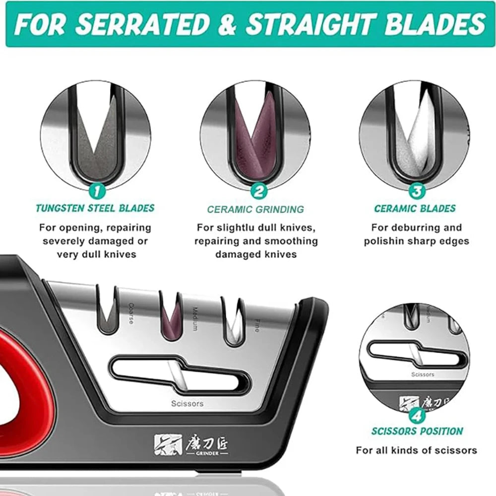 4-in-1 Knife Sharpener