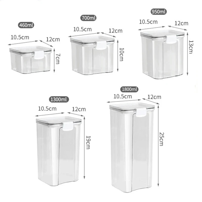 Sealed Grain Storage Jars