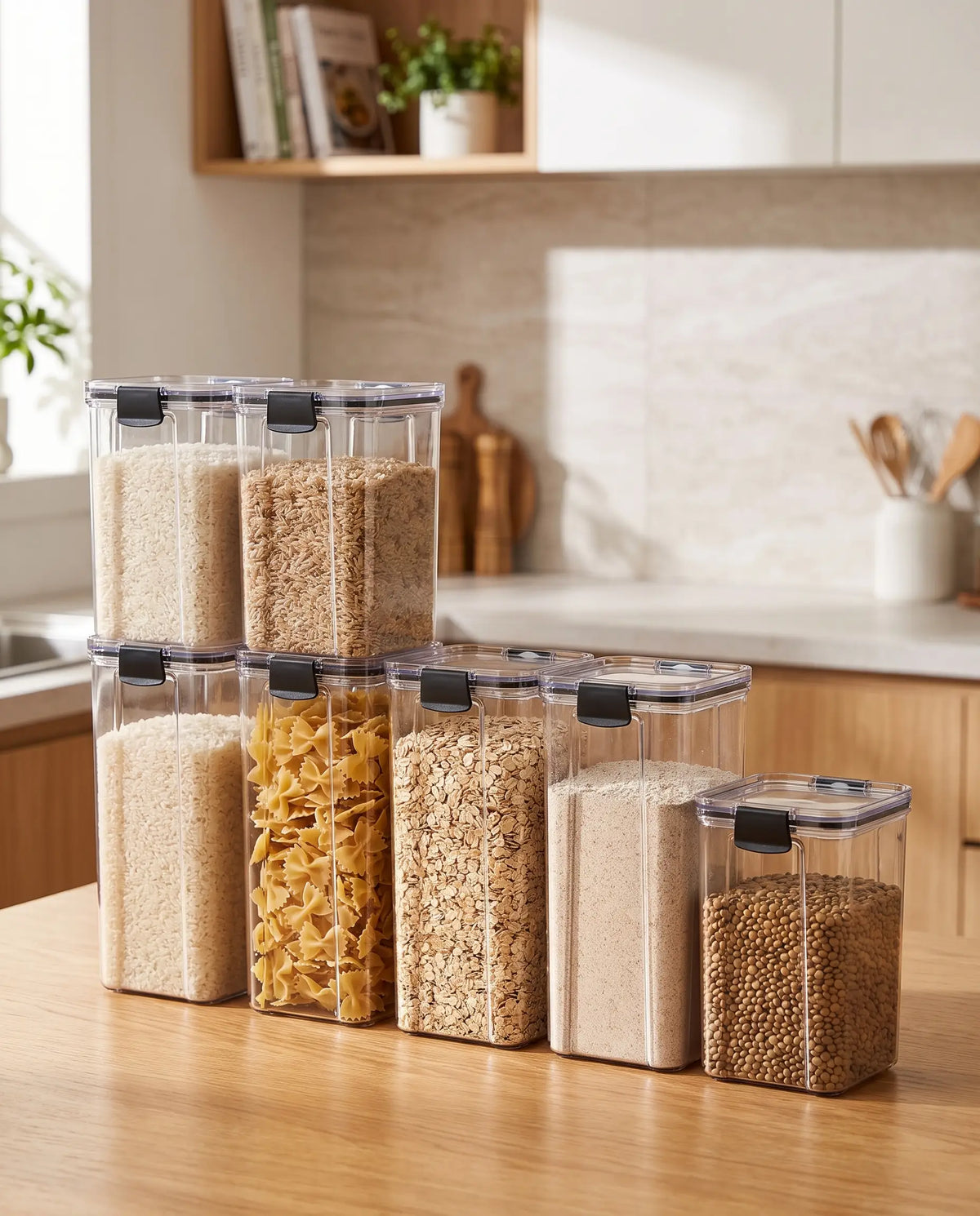 Sealed Grain Storage Jars
