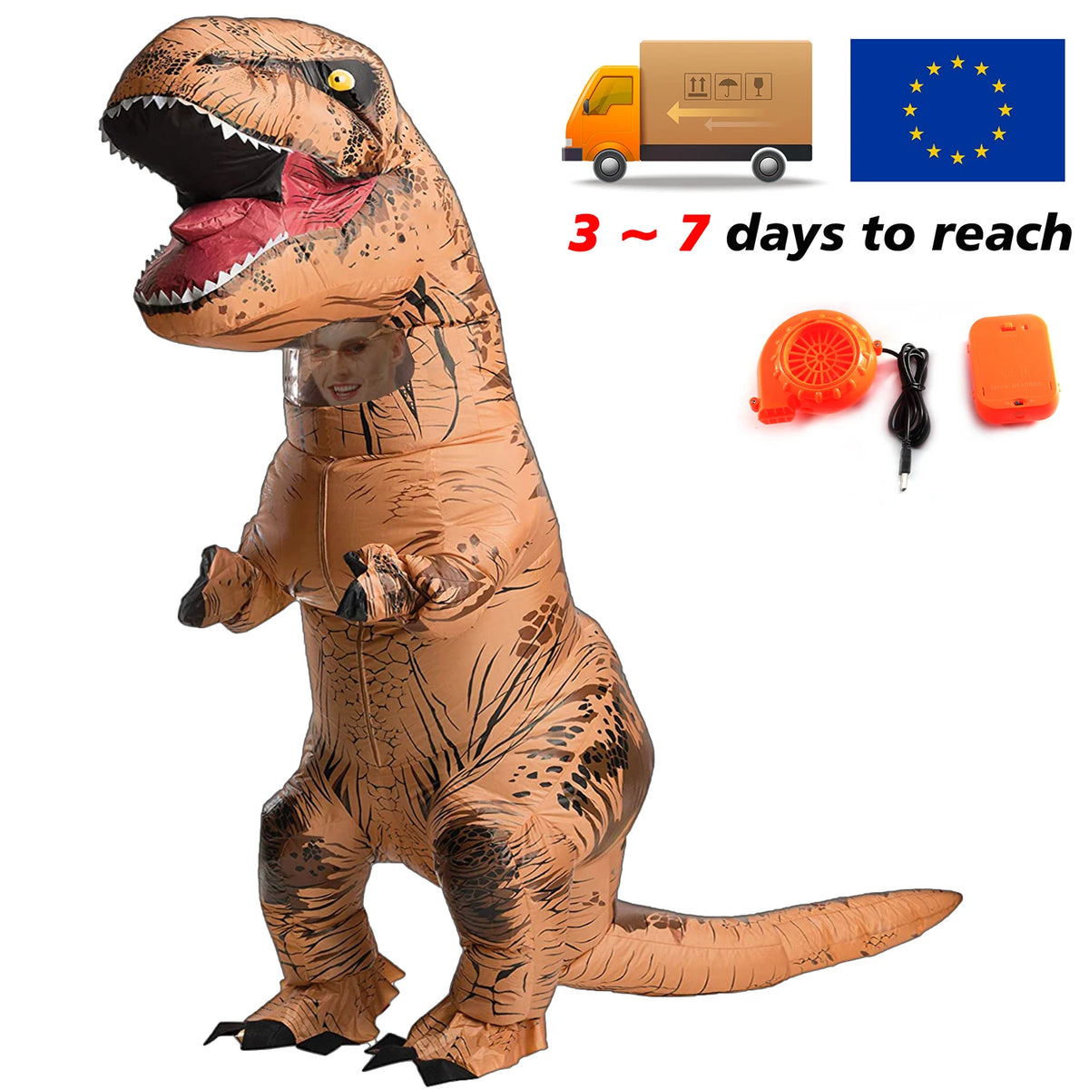 Inflatable T-Rex Costume