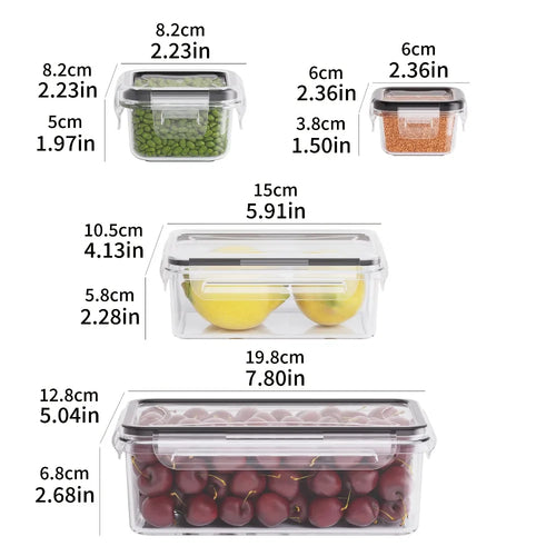 8-PC Airtight Food Containers