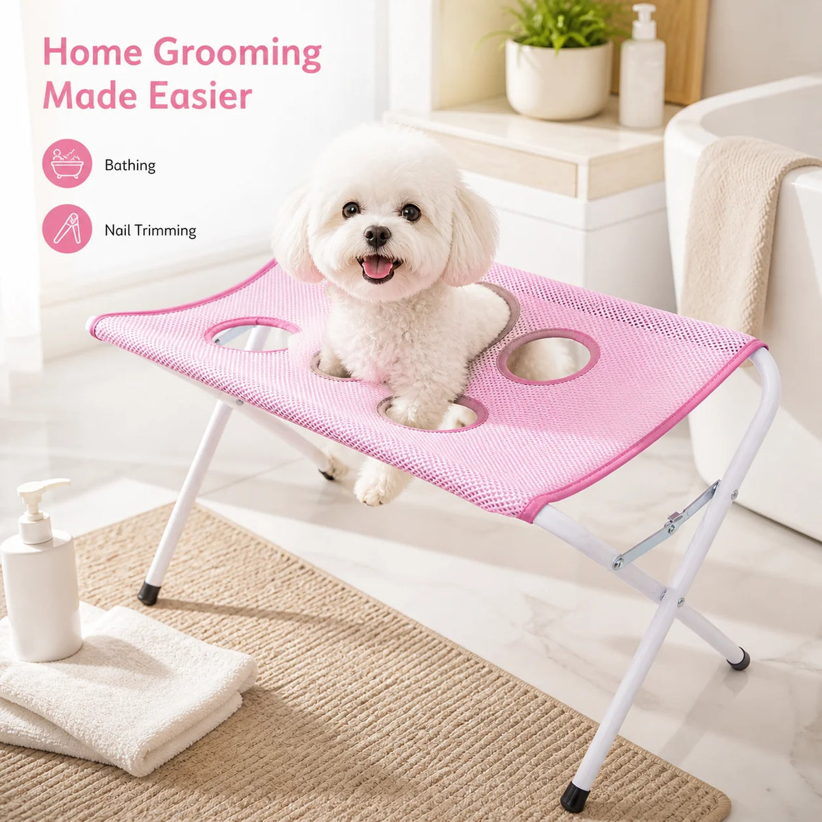 Pet Grooming Hammock Stand